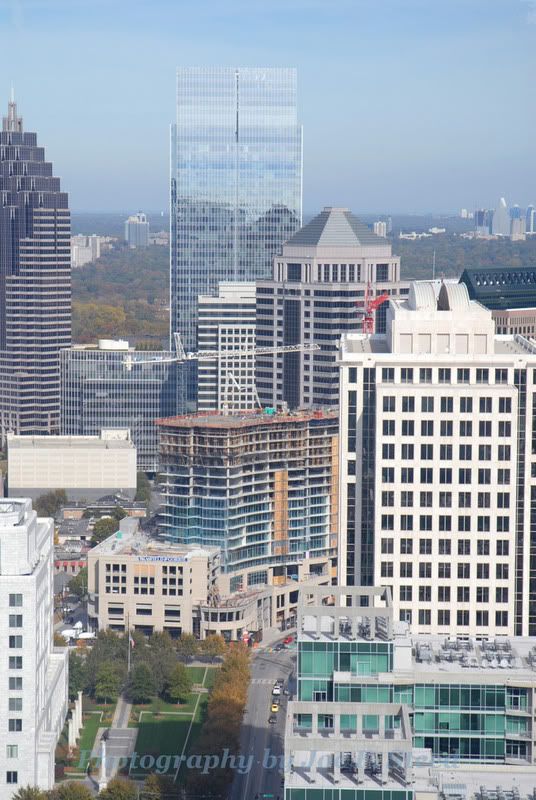 Atlanta Views from Viewpoint condo tower, (courtesy Joe F Steed